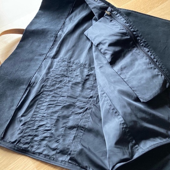 Portfolio Bag Black Canvas + Leather from The Crafter’s Box Ethically Made - Picture 11 of 14